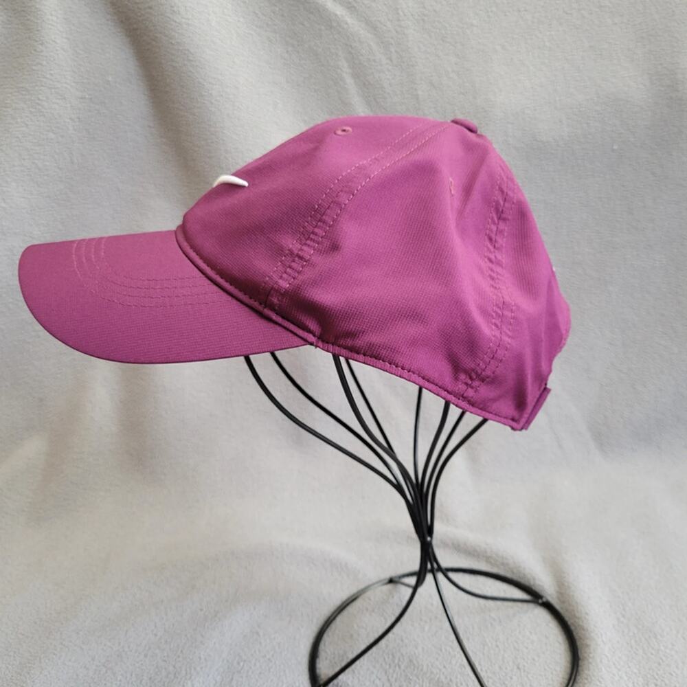 Nike Legacy91 Hat Cap Dri Fit Purple White Swoosh Adjustable Strap - Picture 4 of 9